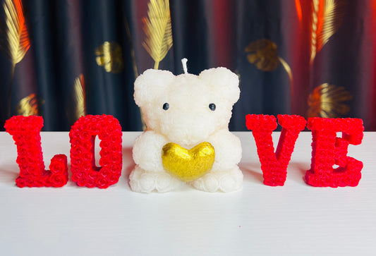 Love Bear Candle